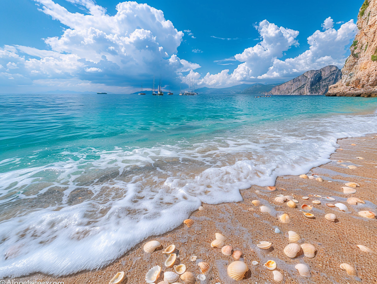 Découverte enchantée plage Niçet trésors cachés