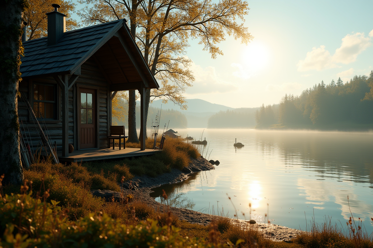 pêcheur cabane